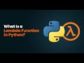 Lambda function in python  what is lambda expression in python