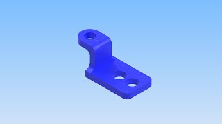 Practice Model 1 - Autodesk Inventor - Design Part