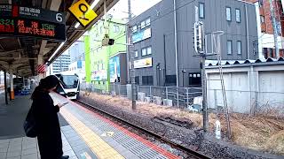 [警笛あり!!]E261系RS1編成茅ヶ崎駅通過シーン