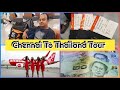 First flight   chennai to thailand  international travel  thai air asia  tamil  vlog 1 