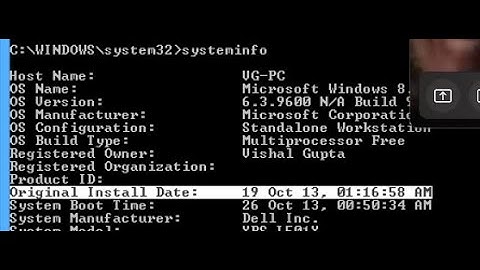 Find Windows Install Date Using Command Prompt and PowerShell | Windows 11|Find Windows install date
