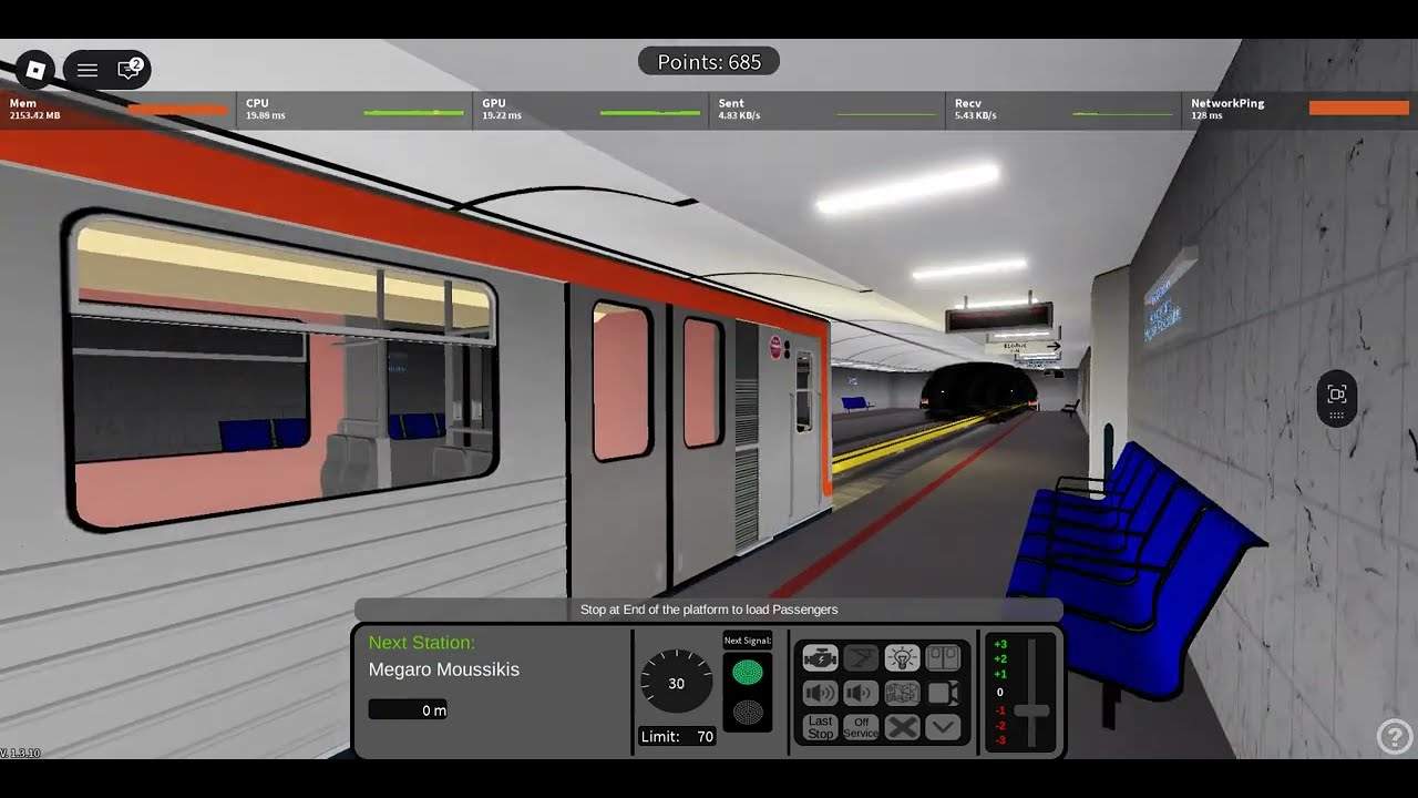 Roblox Metro Transport Line 2-3 Driver Mode #gamerroblox2743 #robloxgamer749 #roblox #transport