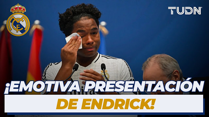 Endrick's emotional presentation at the Santiago Bernabéu was packed! | TUDN