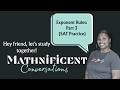 Exponent Rules SAT Practice