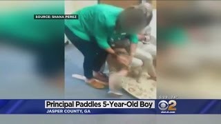 Boy's Mom Speaks After Video Of Him Being Paddled Goes Viral