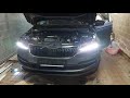 Как установить сетку на Skoda KAROQ