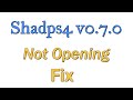 Shadps4 v0.7.0 Not Opening Fix