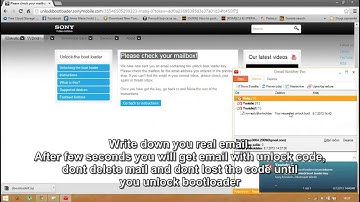 [Tutorial] SONY Xperia - How to unlock bootloader [HD, subtitled]