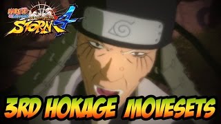 Naruto Ultimate Ninja Storm 14  3rd Hokage Movesets dlc