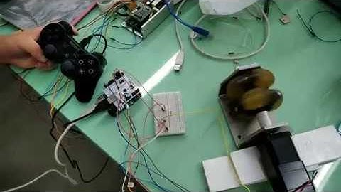 ステッピングモータ　コントローラで加減速