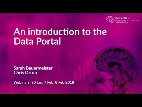 An introduction to the data portal