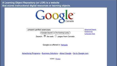 What is a Learning Object Repository