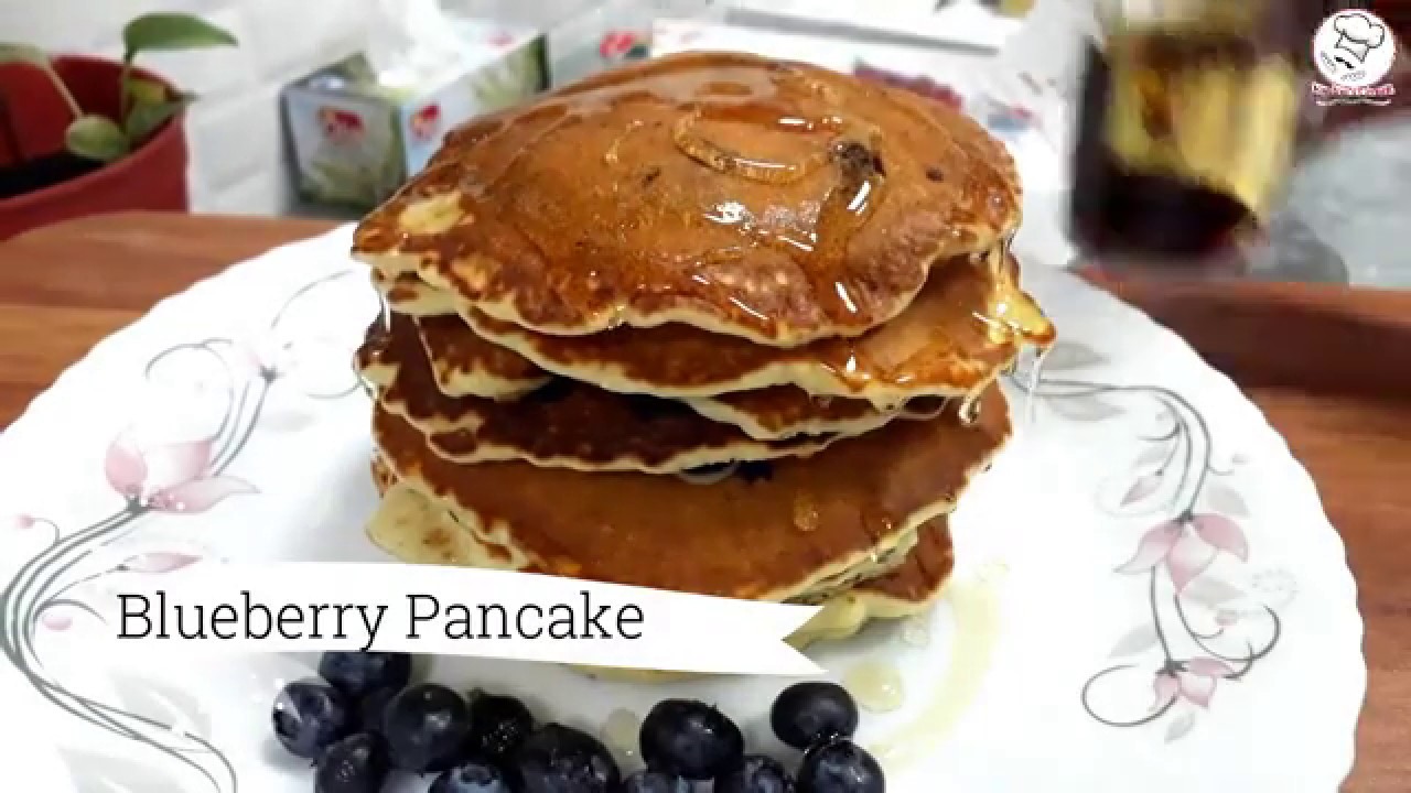 A perfect Pancake from scratch with Blueberry /KidsSpl /Nandoos Corner