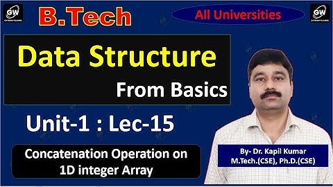 Lec-15 I Unit-1 I Data Structure I by Dr. Kapil Kumar Sir I Gateway Classes I AKTU RGPV I SPPU I