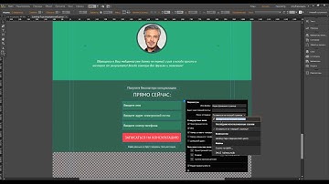 Инструкция - Пункт 3: Редактирование фор обратной связи для шаблона Landing Page в Adobe Muse