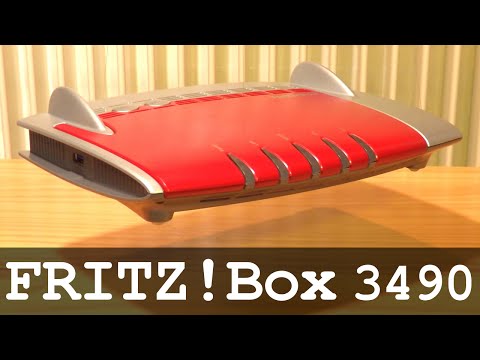 AVM FRITZ!Box 3490 Modem Router ADSL USB3 Dual Wi-Fi 1300Mbps | Unboxing - Setup - Settings Overview