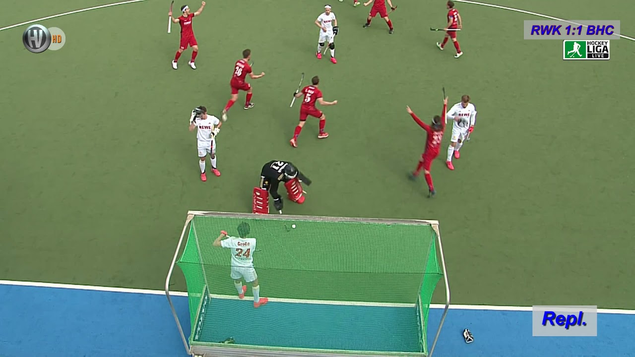 1. Halbfinale 78. DM Feldhockey Herren Rot-Weiss Köln vs. Berliner HC 08.05.2021 Highlights