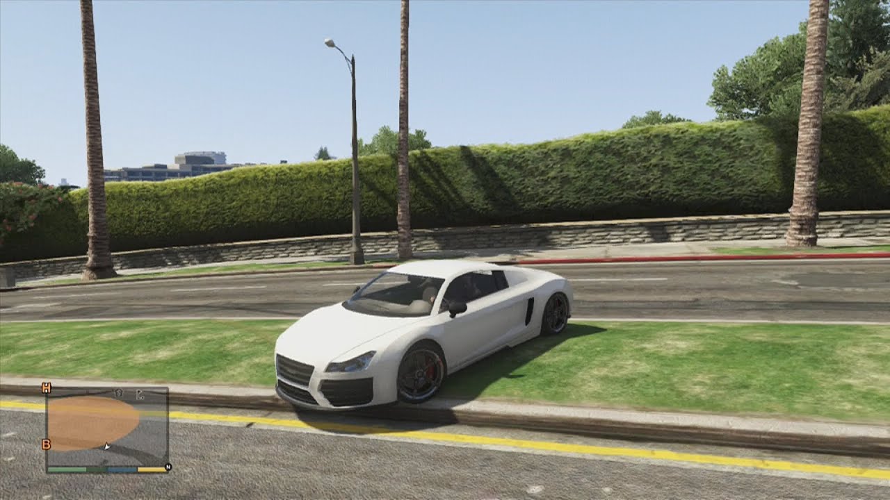 Audi r8 gta 5 replace фото 73