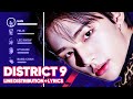 Stray kids  district 9 ot8 line distribution  lyrics color coded patreon requested