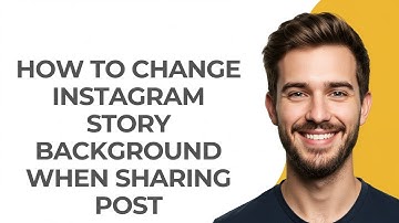 How To Change Instagram Story Background When Sharing Post - GUIDE!