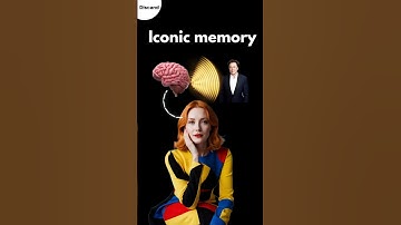 What is iconic memory? Visual memory explained | neuroscience facts