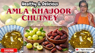 Amla Khajoor(Dates) Chutney | Healthy &amp; Delicious Immunity Booster | No Sugar Recipe #food #recipe