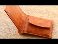 二つ折り財布 35　レザークラフト　 leather craft