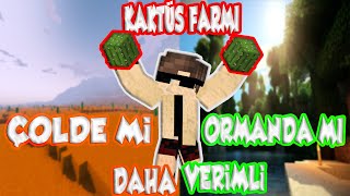 KAKTÜS FARM ÇÖLDE DAHA MI VERİMLİ ÇALIŞIR ? DENEME YAMULMA #4 - SONOYUNCU TİTANYUM SURVİVAL