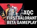 xQc Plays VALORANT Beta for the FIRST TIME! | xQcOW