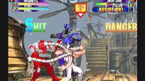 MvC2: Spiral Assist Causes Dizzy