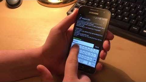 Mobile SSH Control Over Raspberry Pi