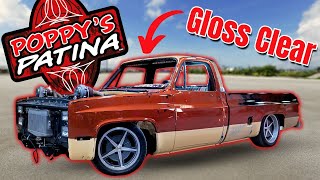 Transformation Time! Poppy’s Patina Clear Coat On Old Mac Twin Turbo LS C10
