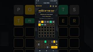 Binance Crypto WODL Answer Today | Word Of The Day | Sharia Earn Theme
