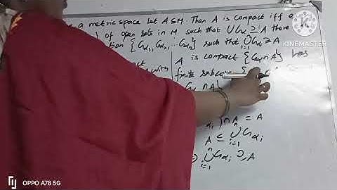 Equivalent condition for a compact subset in a metric space#Real analysis @mathsforever6408