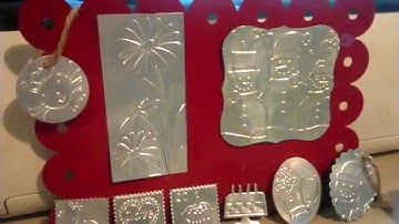 Cuttlebug Embossing pop can scrapbooking embellishments Tutorial