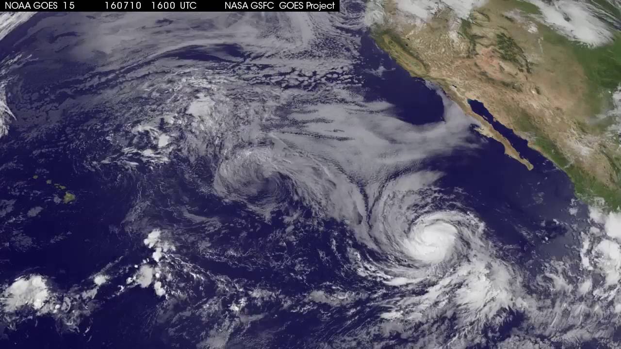 GOES-West Video of Tropical Storm Blas
