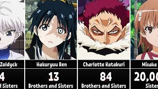 Anime Characters Who Have The Most Siblings