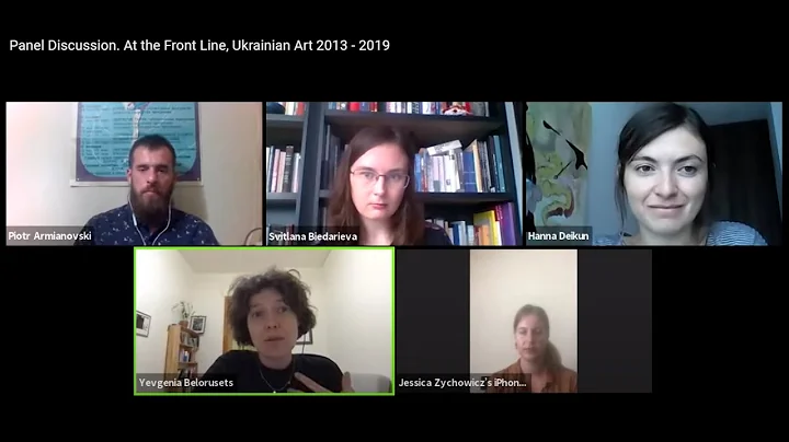 Panel discussion "At the Front Line, Ukrainian Art...