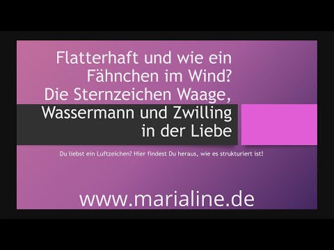 Video: Wie Wählt Man Einen Stein Aus: Zwillinge, Waage, Wassermann