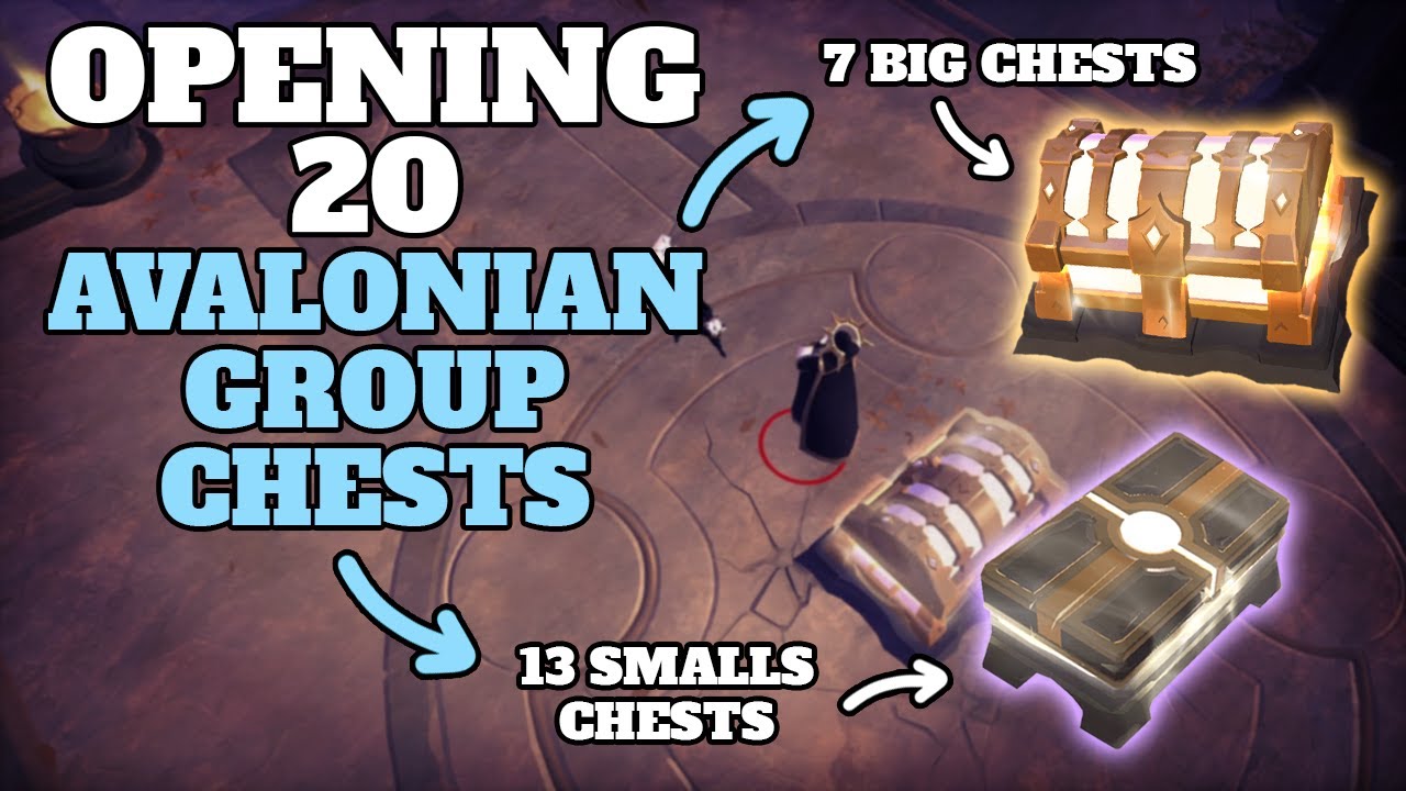 Albion Online Opening 20 Avalonian Group Chests !!! Low to High
