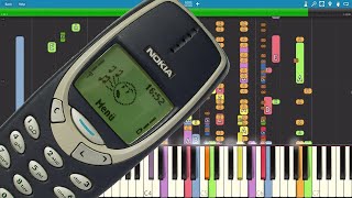 IMPOSSIBLE REMIX - Nokia Ringtone Sounds - Piano Song - Synthesia chords