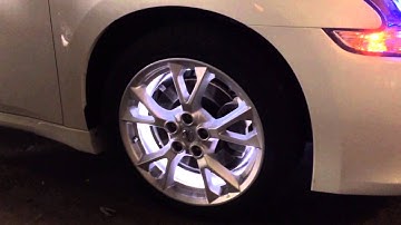 Nissan Maxima Halo Lights Blue LED fog lights