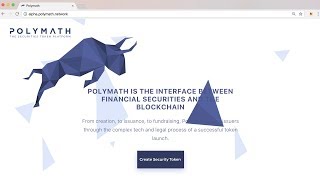 How to Create Securities Tokens on the Polymath Network