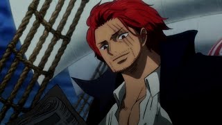 Shanks reacciona al Gear 5 de Luffy por primera vez