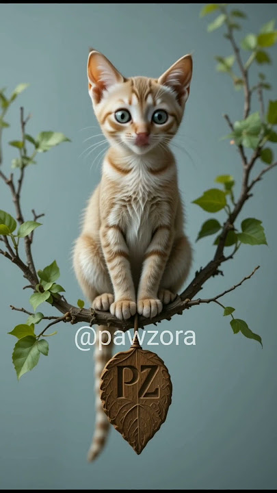 Abyssinian Leaf Rider#shorts #kitten #cutecat #funnycat #pawzora