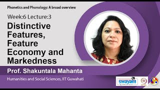 Celebrity Lec 21 : Distinctive features, feature economy and markedness Profile