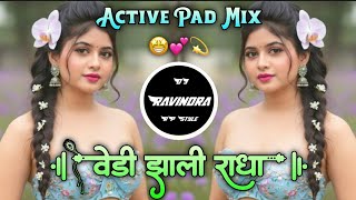 Vedi Zali Radha🤩वेडी झाली राधा एकुन बासरी💕Active Pad Mix Marathi Gavlan Song DJ Ravindra RP Style💫