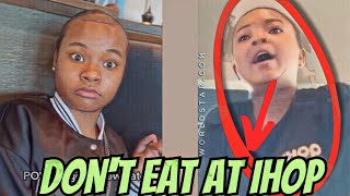 IHOP WORKER EXPOSED THEIR FOOD AND DRINKS TO BE OUTDATED,SO SHE GOES ON A RANT TELLING EVERYONE