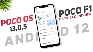 Android 12 - Poco OS 13.0.5 Stable For Poco F1 | Enforcing Build | Gameplay | Detailed Review
