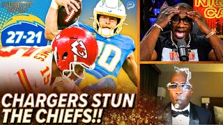 Unc & Ocho STUNNED by Justin Herbert OUTPLAYING Patrick Mahomes and the Chiefs 27-21!  | Nightcap Details